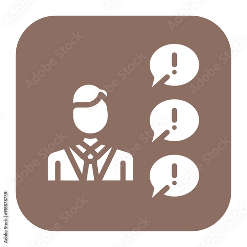 Mudslinging icon vector image. Can be used for Politics.
