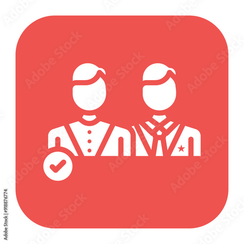 Nomination icon vector image. Can be used for Politics.