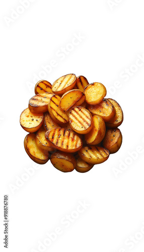 Potato of chips isolated on transparent background 