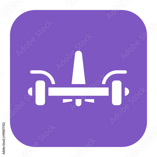 Hoverboard icon vector image. Can be used for Personal Transportation.