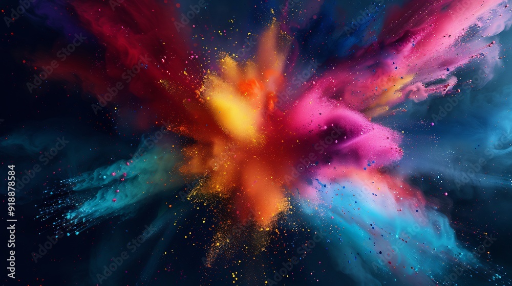 Abstract Color Explosion Abstract Color Explosion