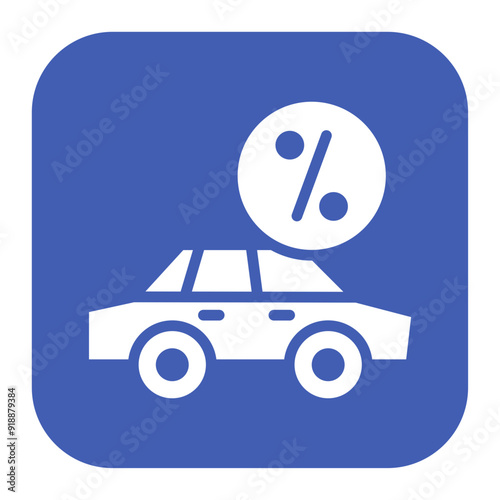 Auto Loan icon vector image. Can be used for Loan.