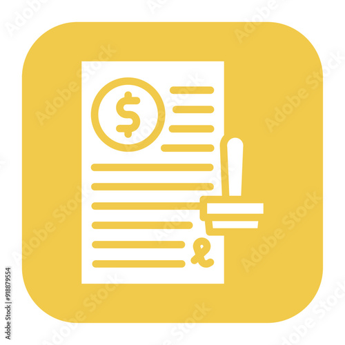 Loan Approval icon vector image. Can be used for Loan.