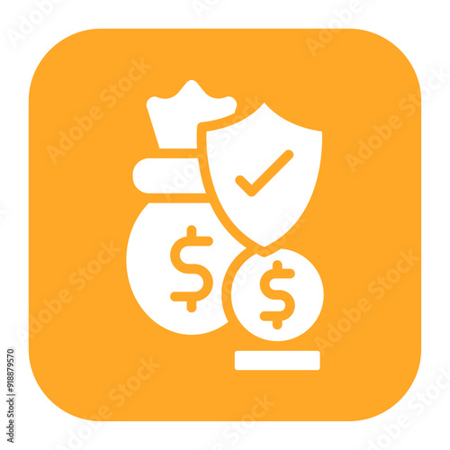 Loan Insurance icon vector image. Can be used for Loan.