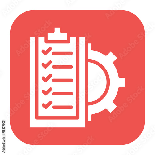 Task Scheduling icon vector image. Can be used for Operations Management.
