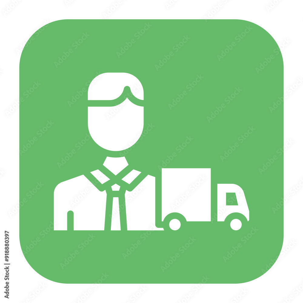 Customer Delivery icon vector image. Can be used for Order Fulfilment. Customer Delivery icon vector image. Can be used for Order Fulfilment.