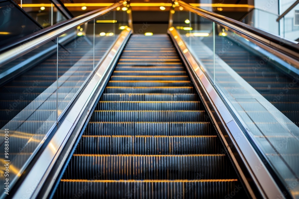 Close up view of escalator steps Close up view of escalator steps