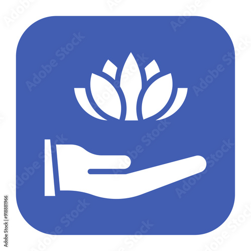 Holistic Wellness icon vector image. Can be used for Elderly Care.