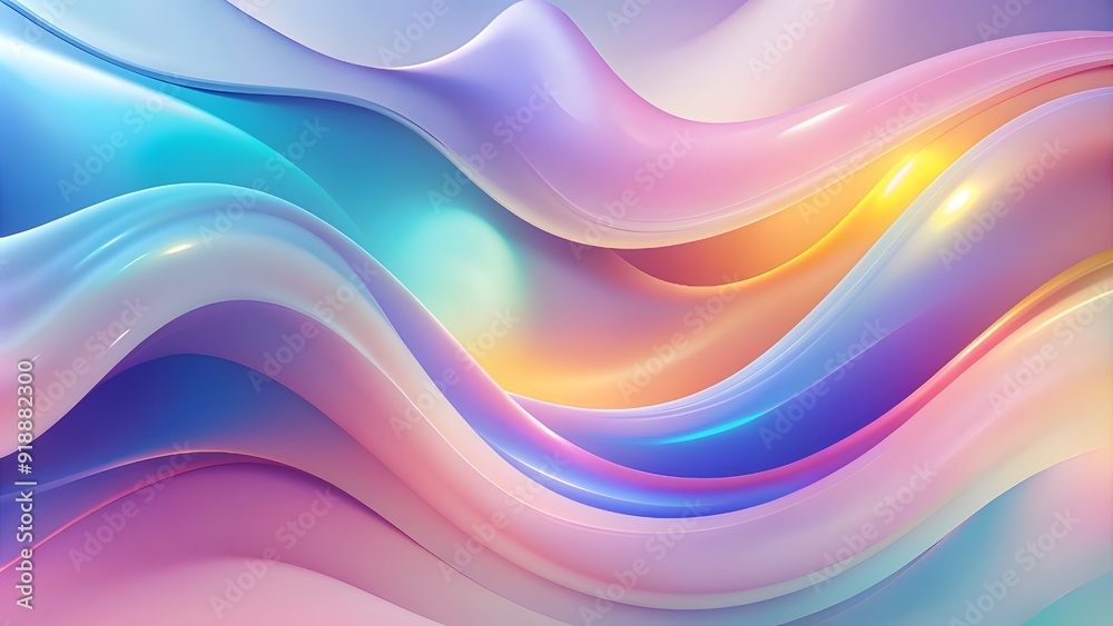 Abstract fluid pastel waves on melted plastic texture wrinkled silicone sheet background. Abstract fluid pastel waves on melted plastic texture wrinkled silicone sheet background.