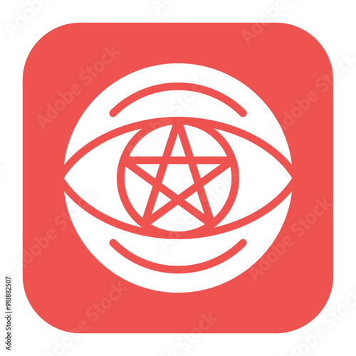 Supernatural icon vector image. Can be used for Movie Genres.