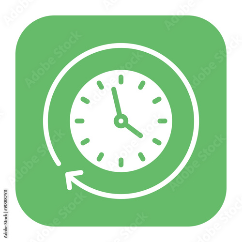 Time Travel icon vector image. Can be used for Movie Genres.