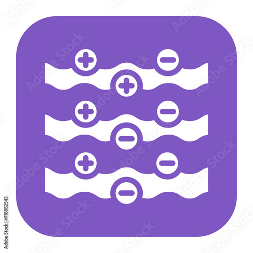 Coagulation icon vector image. Can be used for Water Treatment.