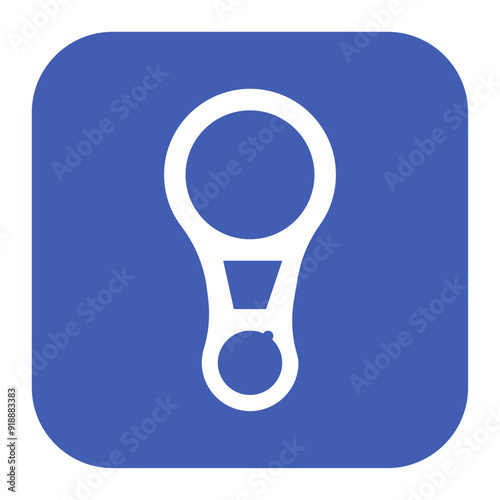 Descender icon vector image. Can be used for Rock Climbing.