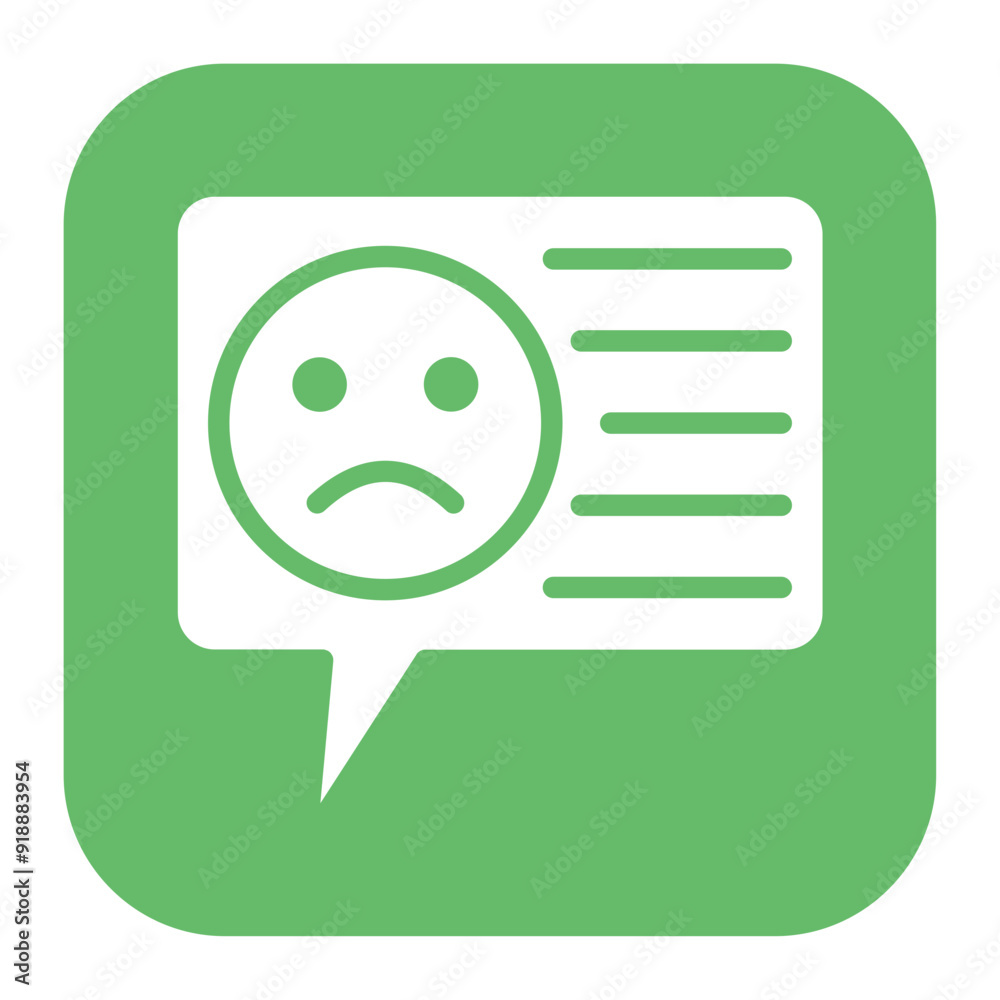 Customer Dissatisfaction icon vector image. Can be used for Business Risks. Customer Dissatisfaction icon vector image. Can be used for Business Risks.