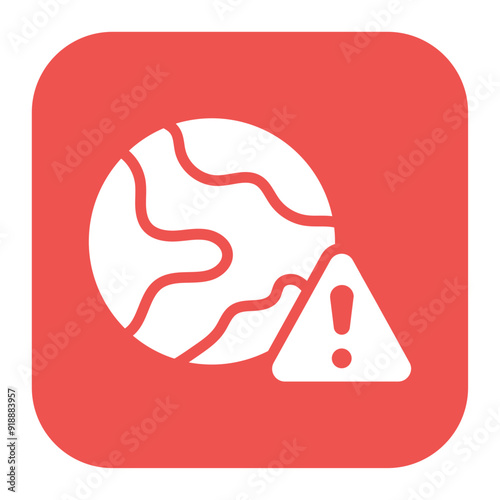 Environmental Risks icon vector image. Can be used for Business Risks.