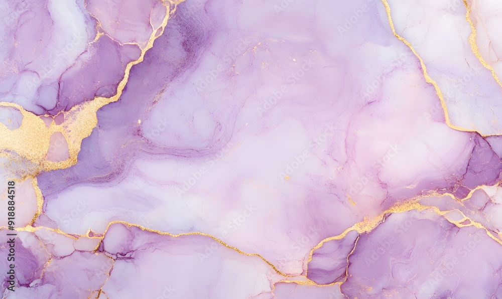 light purple marble floor with gold veins, Generative AI light purple marble floor with gold veins, Generative AI