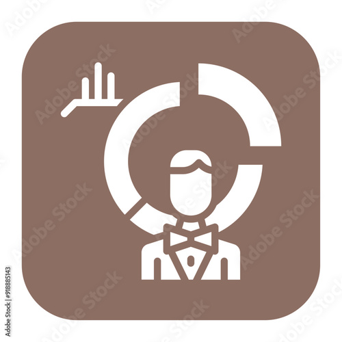 Futuristic icon vector image. Can be used for Thought Leadership.