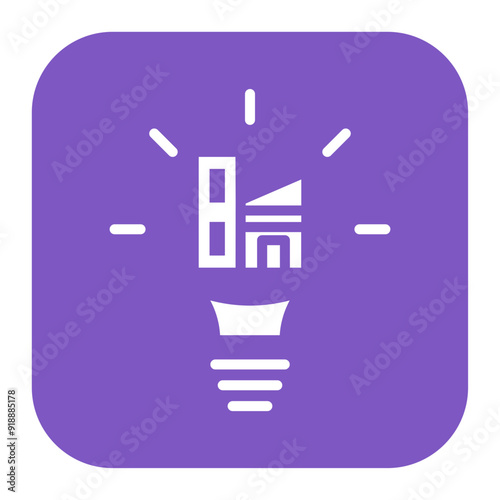Industry insight icon vector image. Can be used for Thought Leadership.