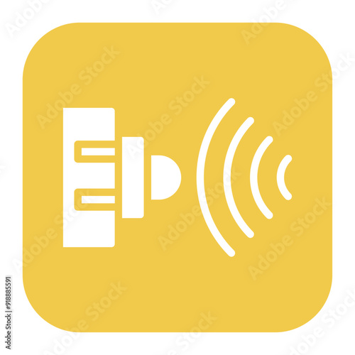 Infrared Sensor icon vector image. Can be used for Sensors.