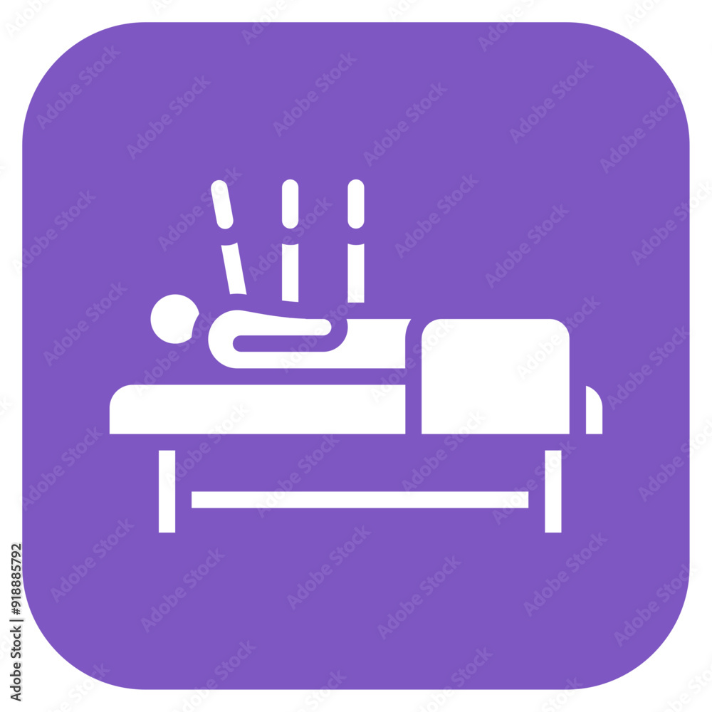 Acupuncture icon vector image. Can be used for Physical Wellbeing. Acupuncture icon vector image. Can be used for Physical Wellbeing.