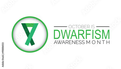 Free Download Dwarfism Awareness Month is observed every year on October.Holiday concept background, placard, banner design template Vector illustration background design. - GFXLoad