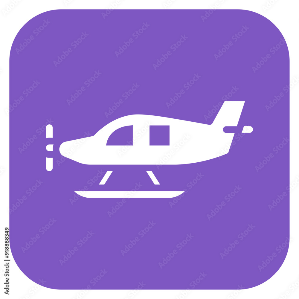 Seaplane icon vector image. Can be used for Airplane. Seaplane icon vector image. Can be used for Airplane.