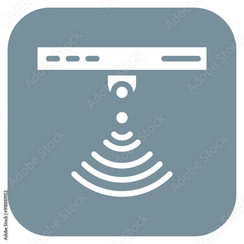 Sensor Technology icon vector image. Can be used for Digital Disruption.