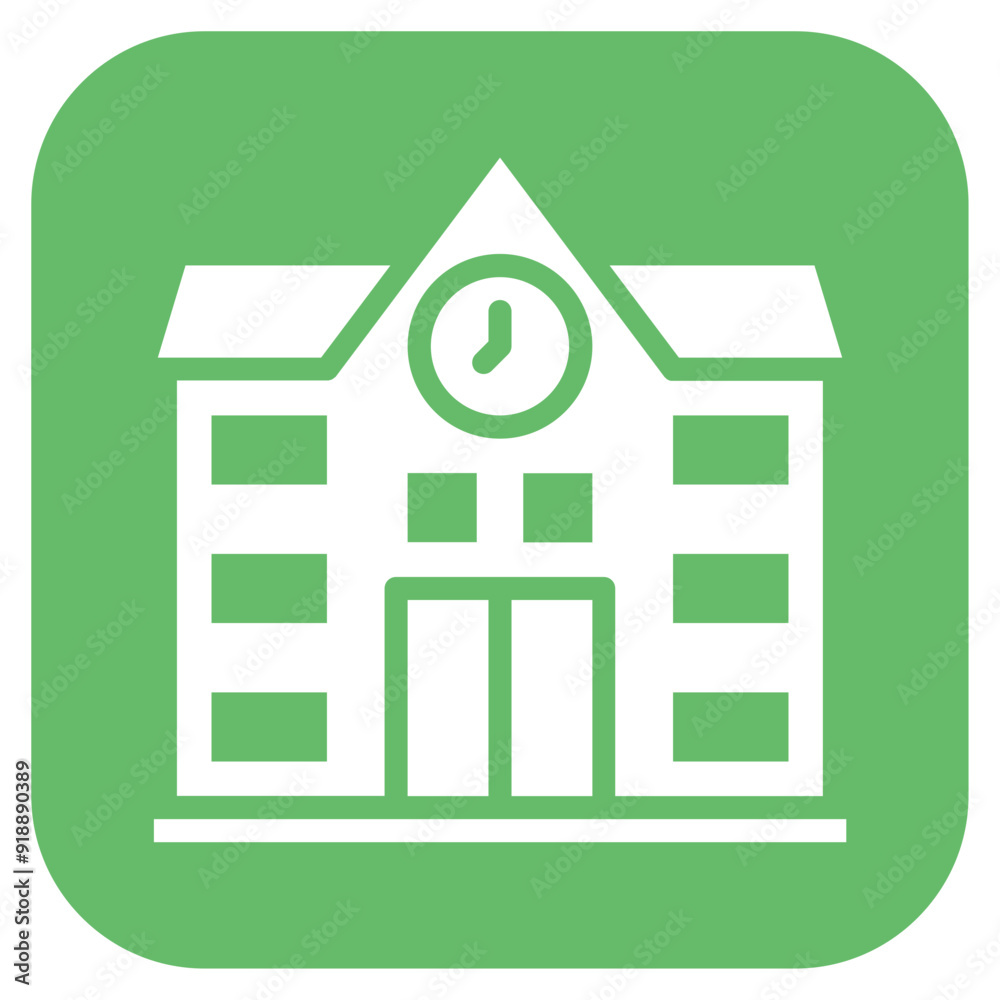 School icon vector image. Can be used for ADHD. School icon vector image. Can be used for ADHD.