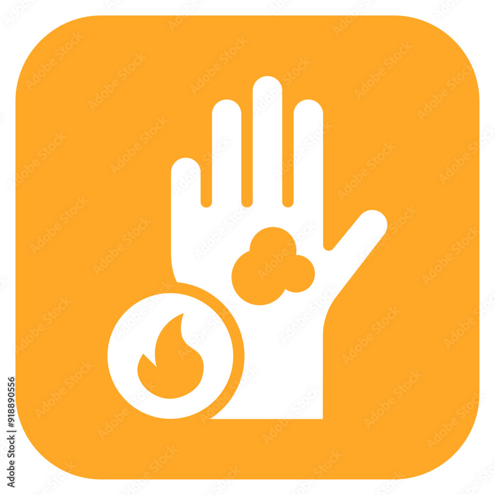 Burn Severity icon vector image. Can be used for Skin Burns. Burn Severity icon vector image. Can be used for Skin Burns.