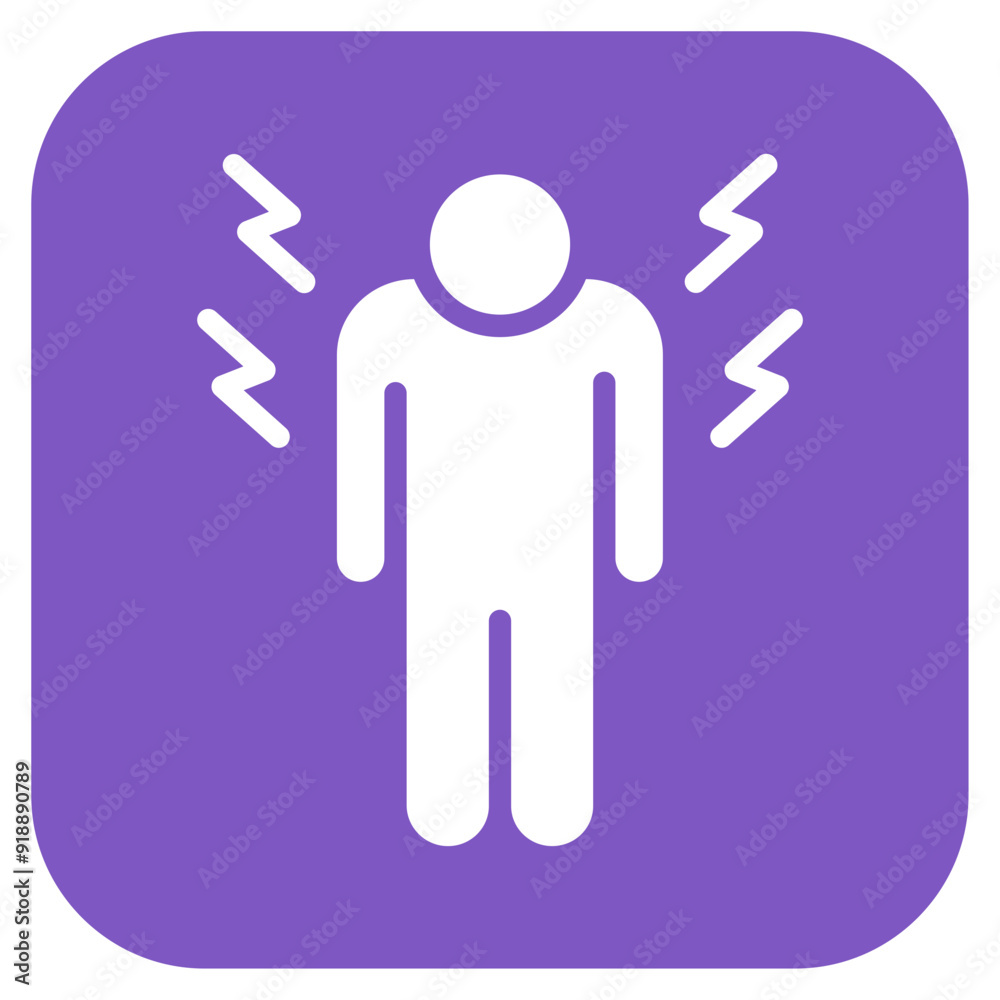 Pain icon vector image. Can be used for Skin Burns. Pain icon vector image. Can be used for Skin Burns.
