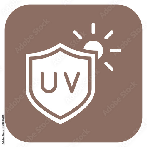 UV Protection icon vector image. Can be used for Skin Burns.