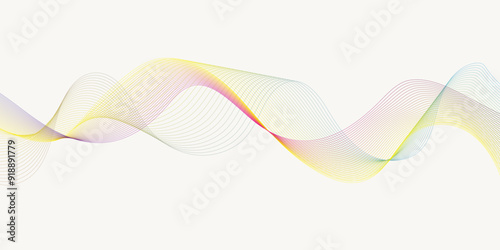A colorfull webline and valleys is featured 
in an abstract background