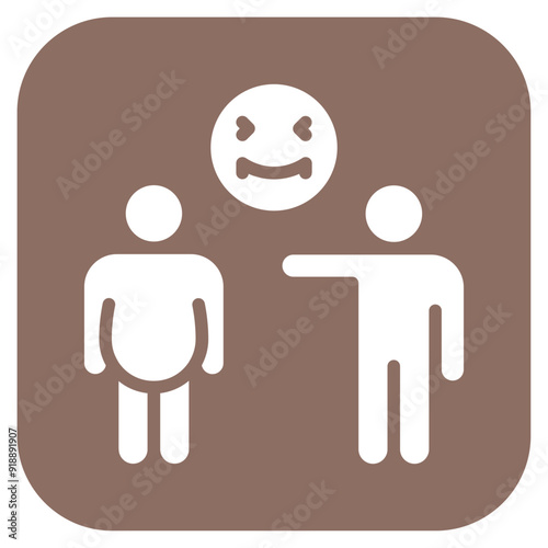 Body Shaming icon vector image. Can be used for Bullying in Society.