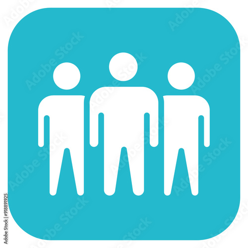 Bystander Effect icon vector image. Can be used for Bullying in Society.