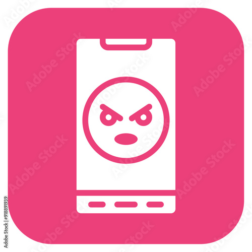 Cyberbullying icon vector image. Can be used for Bullying in Society.