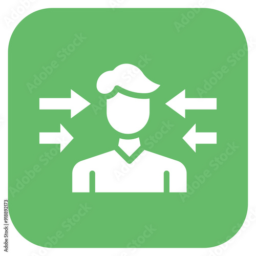 Peer Pressure icon vector image. Can be used for Bullying in Society.