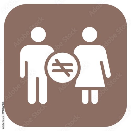 Religious Discrimination icon vector image. Can be used for Bullying in Society.