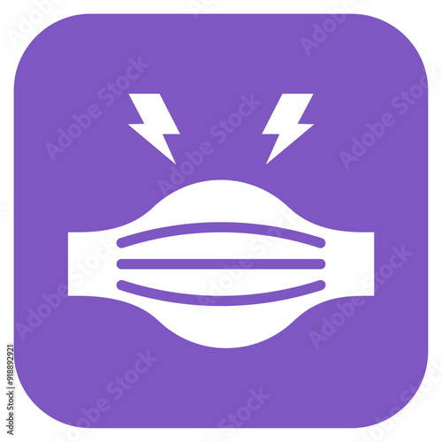 Muscle Aches icon vector image. Can be used for Allergy Symptoms.