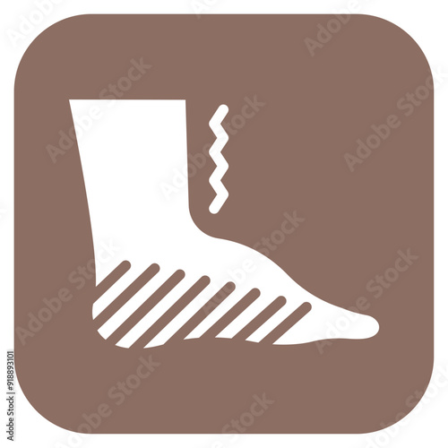 Swelling icon vector image. Can be used for Allergy Symptoms.