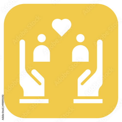 Twin Flames icon vector image. Can be used for Social Relationship.