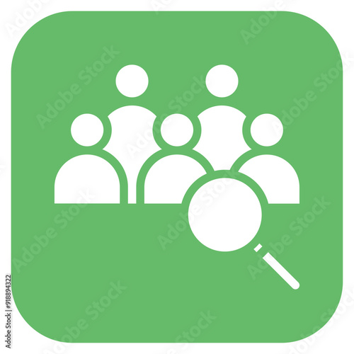 Research Team icon vector image. Can be used for Market Research.
