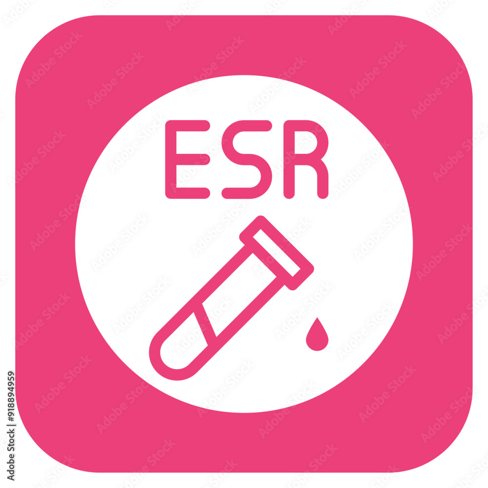 Erythrocyte Sedimentation Rate icon vector image. Can be used for Medical Tests. Erythrocyte Sedimentation Rate icon vector image. Can be used for Medical Tests.