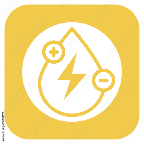 Electrolytes icon vector image. Can be used for Medical Tests.