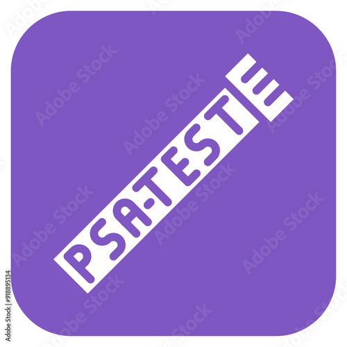 PSA Test icon vector image. Can be used for Medical Tests.