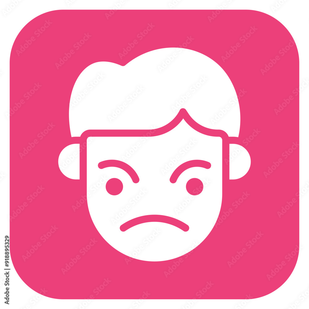 Determined icon vector image. Can be used for Human Emotions. Determined icon vector image. Can be used for Human Emotions.