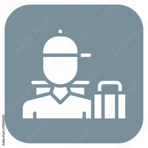 Avid Traveler icon vector image. Can be used for Urban Tribes.