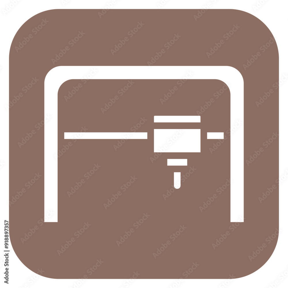 Brim icon vector image. Can be used for 3d Printing. Brim icon vector image. Can be used for 3d Printing.