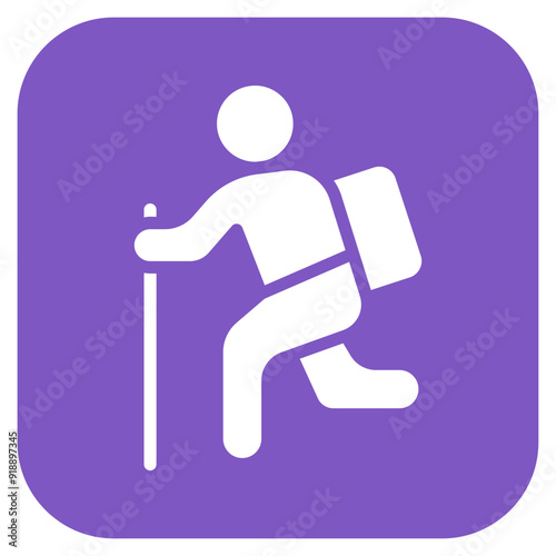 Wanderer icon vector image. Can be used for Urban Tribes.