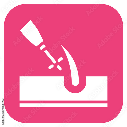 Laser Hair Removal icon vector image. Can be used for Plastic and Cosmetic Surgery.