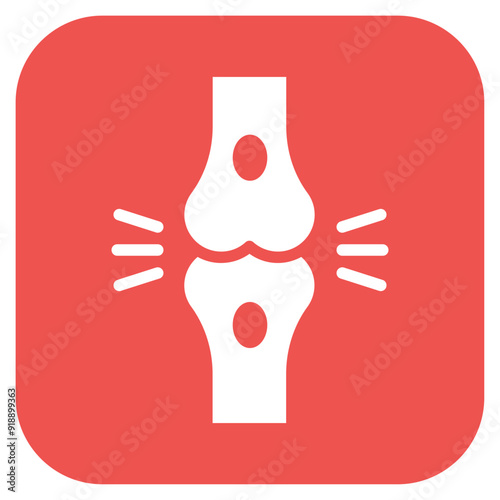 Bursitis icon vector image. Can be used for Body Ache.